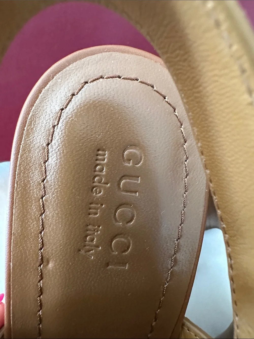 Gucci chic platform